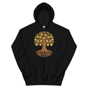 African Spirituality Ancestors Tree Unisex Hoodie Dark Colors