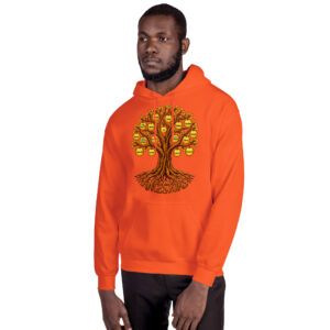 African Spirituality Ancestors Tree Unisex Hoodie Light Colors
